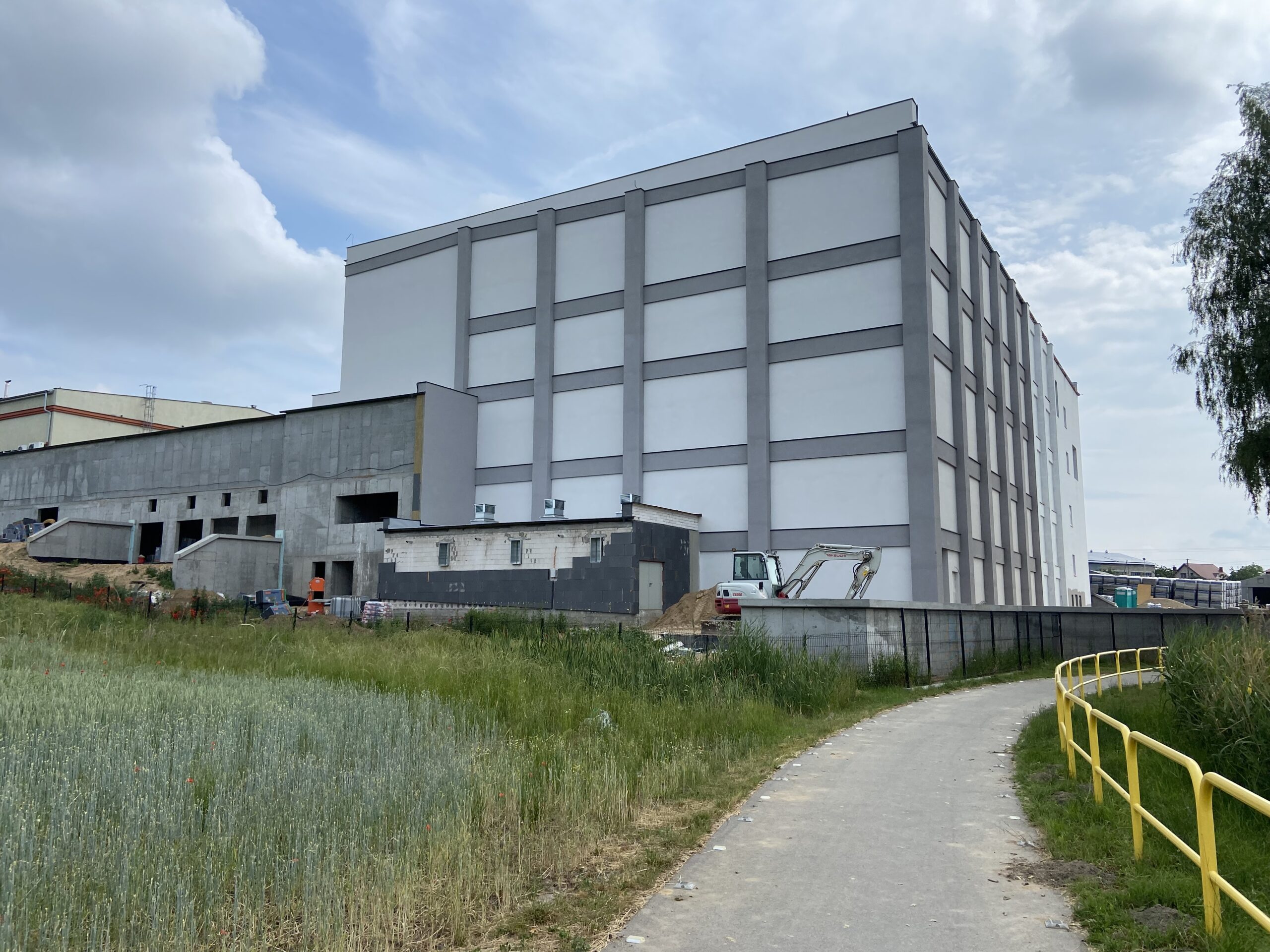 Zakład Produkcji Wyrobów Cukierniczych, Brześć, budownictwo przemysłowe, konstrukcje, konstrukcje stalowe, magazyn