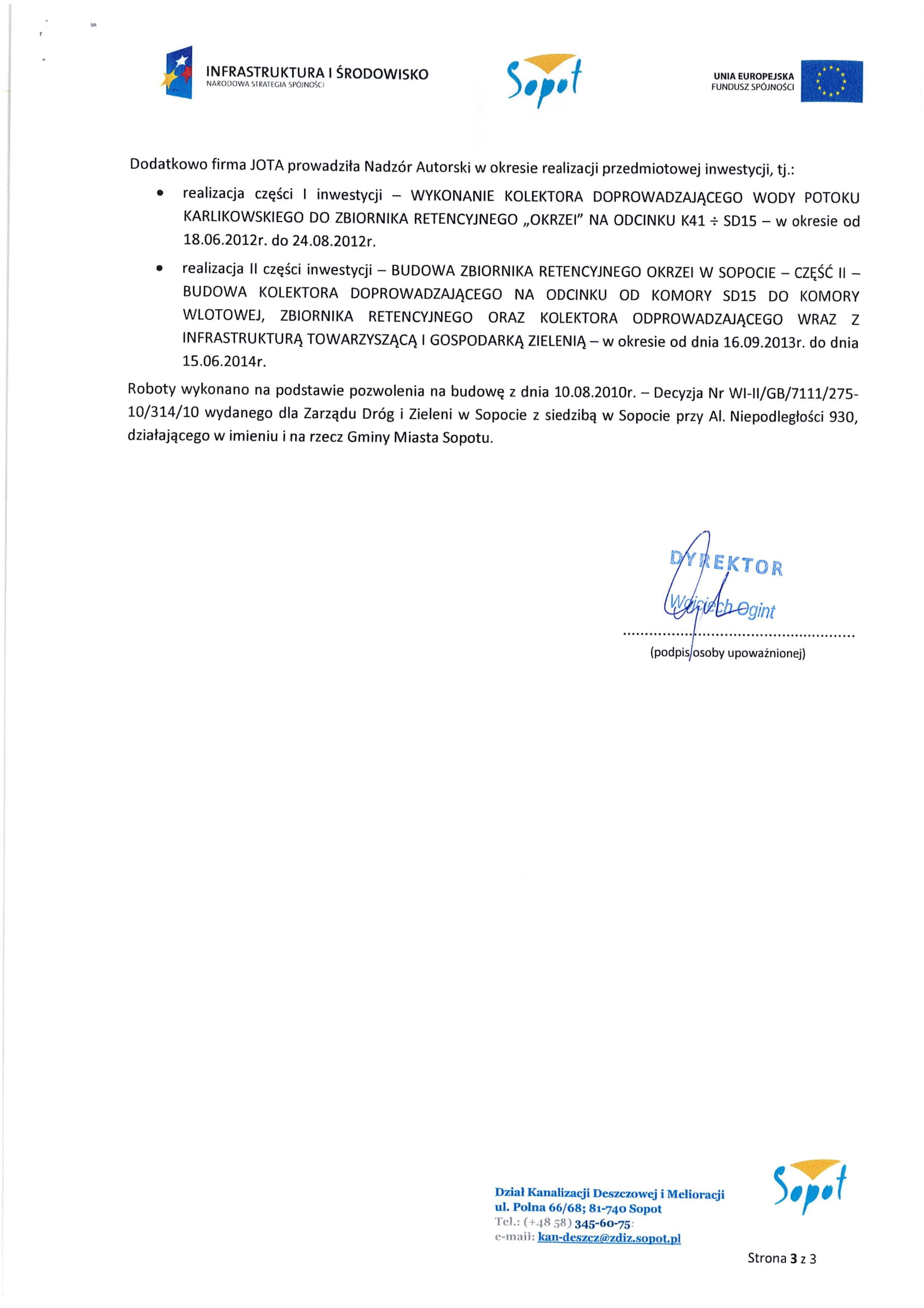 Referencje, projekt, biuro projektowe, biuro projektowe jota, andrzej tomaszewski, jota andrzej tomaszewski